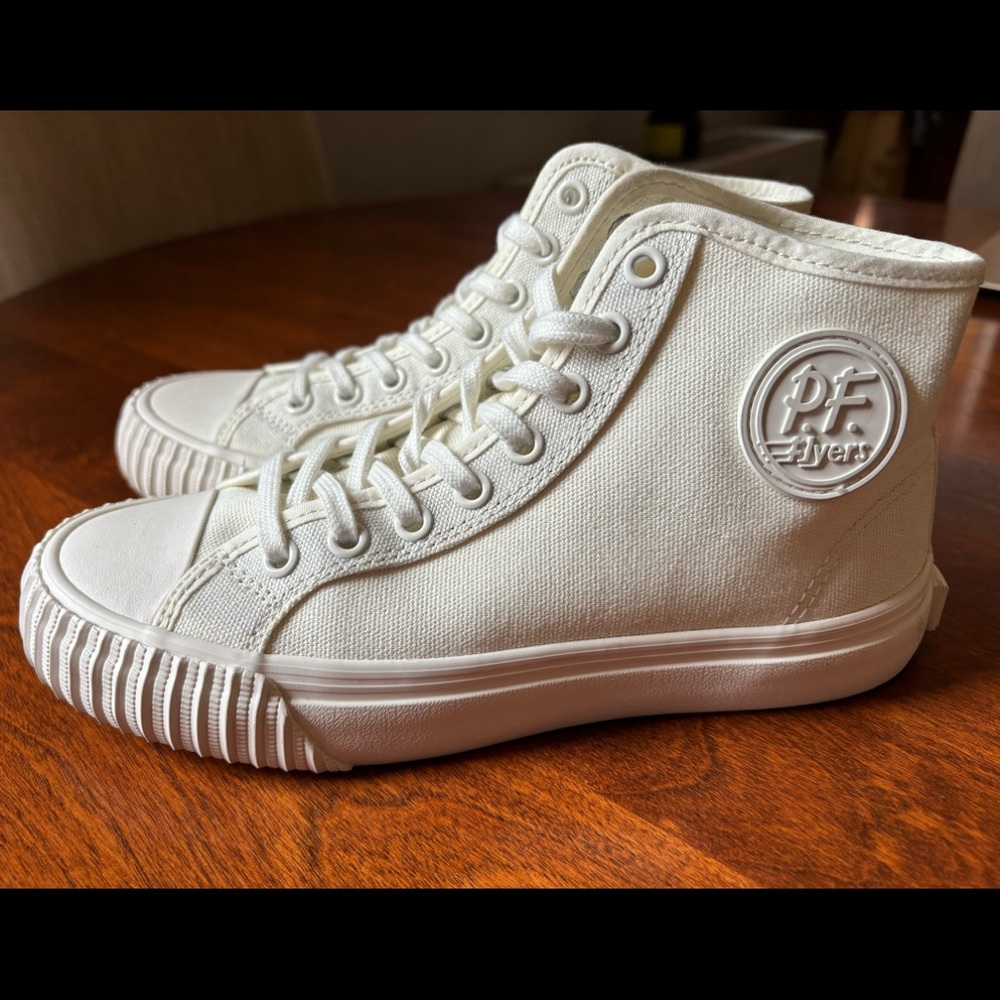 Center Hi Classic PF Flyers unisex sneakers, sea salt color